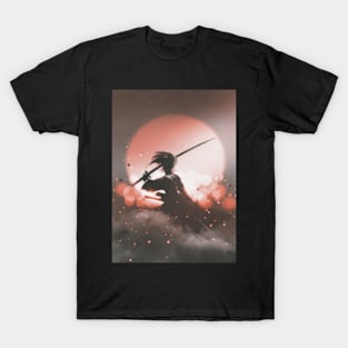 Samurai with sword T-Shirt